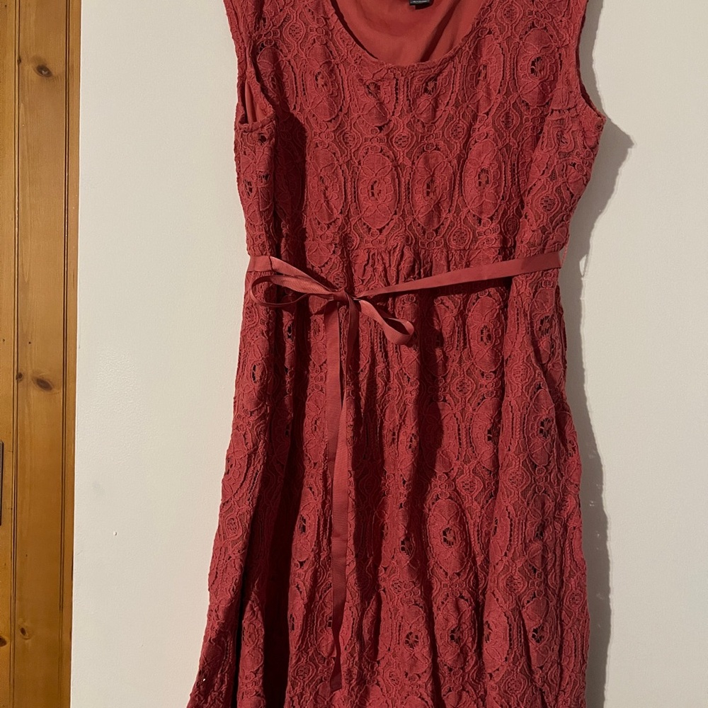Maternity Coral Color Dress